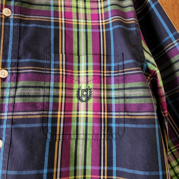 Men's Chaps Long Sleeve Button Down Easy Care Dress Shirt - SzM - Picture 3 of 5